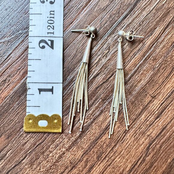 Vintage 925 Sterling Multi Strand Liquid Silver Necklace Set 18" 24" 30" Pollack - Picture 14 of 16